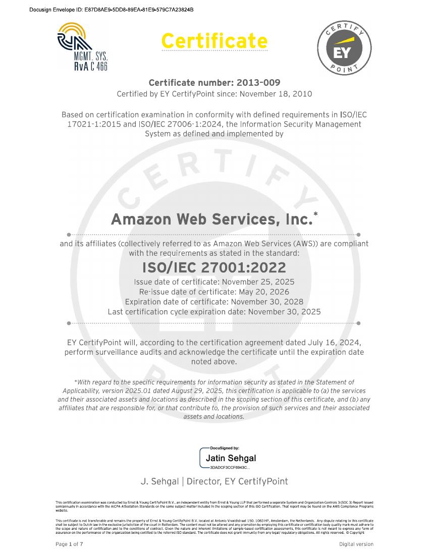 Vista previa de Certificación ISO/IEC 27001